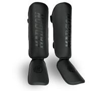 MADGON Protège Tibias Boxe à Ajustement Parfait et Rembourrage Optimal - Protège Tibia Minimisant la Transpiration Protège Tibia Boxe Thaï, et pour Arts Martiaux, MMA, Kickboxing avec Pochette