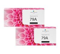 MADIANCE 79A CF279A Toner Compatible pour Toner HP 79A HP Laserjet Pro M12 M12a M12w HP Laserjet Pro MFP M26 M26a M26nw (Noir, Pack de 2)