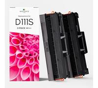 MADIANCE D111S SU810A Toner Compatible pour Toner Samsung D111S Samsung Xpress M2070W Toner M2070 M2026W M2026 M2070FW M2020 M2022W M2022 M2020W M2070F (Noir, Pack de 2)