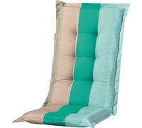 Madison 984864 Lars Coussin pour fauteuil pliant (haut) ; Couleur : Beige/Vert/Bleu ; Dimensions (Lxl) : 123 cm x 50 cm