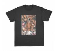 Madison Beer Collage Shirt Men Unisex Style T-Shirt Tee Tshirt BlackMedium
