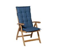 Madison - Coussin High Outdoor Oxford Bleu - 123x50 - Bleu