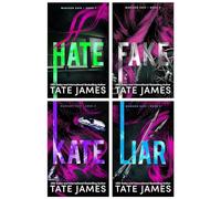 Madison Kate Series 4 Books Collection Set By Tate James (Hate, Liar, Fake, Kate)