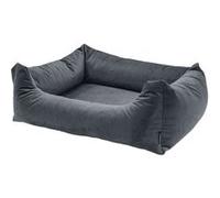 Madison Lit pour Chien 80x67x22 cm Gris Coussin Corbeille Panier Animaux Gris G