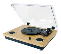MADISON - MAD-RT300SP-MKII - Platine Vinyle Vintage avec Haut-parleurs intégrés (2x8W), Bluetooth, USB, Micro-SD - Bois