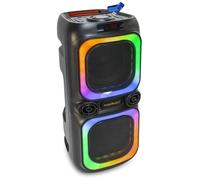 Enceinte autonome Madison NASH60 - Sono DJ 600W Avec double effet à LED, Bluetooth, USB, microSD & TWS+clé USB 32Go