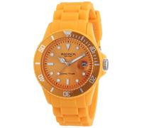 Madison New York - SL4167PO - Montre Mixte - Quartz Analogique - Cadran Orange - Bracelet Silicone Orange