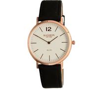 Madison New York Montre bracelet Femme slim or rose-noir Small l4741-15