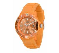 Madison New York - SL4167PO - Montre Mixte - Quartz Analogique - Cadran Orange - Bracelet Silicone Orange