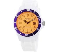 Madison New York - U4612-01/1 - Montre Mixte - Quartz Analogique - Bracelet Silicone Blanc