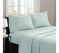 Madison Park 3M Microcell Parure de lit Confortable pour Toutes Les Saisons, Anti-Plis et Anti-Taches, draps Doux avec Poche de 40,6 cm de Profondeur