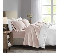 Madison Park 3M Microcell Parure de lit Confortable pour Toutes Les Saisons, Anti-Plis et Anti-Taches, Drap-Housse Doux avec Poche de 40,6 cm de Profondeur