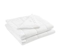 Madison Park Alerte en Microfibre Duvet Alternative Couverture, Full/Queen, Blanc