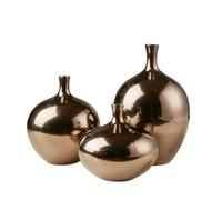 Madison Park Ansen métallique Bronze 3PC Vase Ensemble de Bronze Voir ci-Dessous