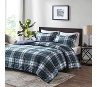 Madison Park Classics Parkston Duvet Alternative Doudou Mini Lot de XL, Bleu Marine, Double
