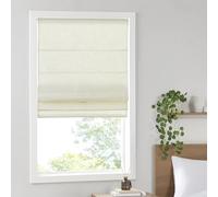 Madison Park Kyler Stores Romains sans Fil - Panneau Simple, Tissu léger en Lin mélangé, Design Naturel, Installation Facile, Store de fenêtre filtrant la lumière, Chambre à Coucher, décoration de