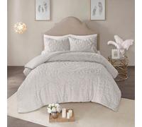 Madison Park Laetitia Parure de lit 100 % coton chenille capitonn motif mdaillon toutes saisons, parure de lit confortable, style shabby chic,