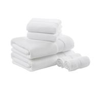 Madison Park Lot de 6 Serviette de Bain Turc See Below Blanc