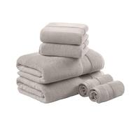 Madison Park Lot de Serviettes de Bain, Taupe, Voir ci-Dessous