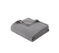 Madison Park Premier Confort Liquide Couverture en Coton, Full/Queen, Gris