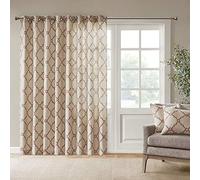 Madison Park Rideau de fenêtre Simple filtrant la lumière avec imprimé chantourné, 1 Panneau à œillets pour Salon, Chambre à Coucher et dortoir, mélange de Polyester, épices, 254 cm de Large x 213,4