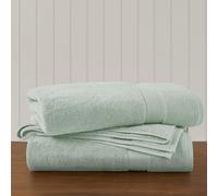 Madison Park Signature Lot de 2 Serviettes de Bain luxueuses, 100% Coton, 800 g/m², très absorbantes, séchage Rapide, qualité hôtelière et Spa, pour Salle de Bain, 86,4 x 172,7 cm, écume de mer