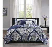 Madison Park Vienna Parure de lit 6 pièces Indigo King/Cal King