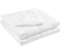 Madison Park Windom Couverture Alternative au Duvet en Microfibre, lit Double/Grand lit, Blanc