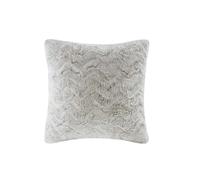 Madison Park Zuri Coussin dcoratif de luxe ultra doux en fausse fourrure rayures ombres pour canap-lit avec insert 1 pice (lot de 1) Lopar