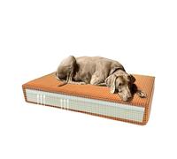 Madison Produits pour lit orthopédique en Velours Orange S