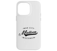 Madison WI Mad City pour Homme et Femme. Coque pour iPhone 14 Pro Max