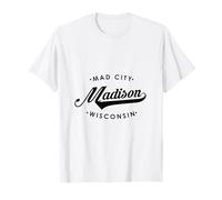 Madison WI Mad City pour Homme et Femme. T-Shirt