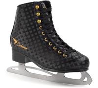 MADIVO SMJ Exclusive Patins à glace pour femme Patins à glace classiques Noir Tailles 37, 38, 39, 40, 41 (37)
