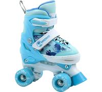 MADIVO TROPIC enfants patins à roulettes VERSTELLBAR Roller Skates Retro Quad - BLEU tailles 34-37