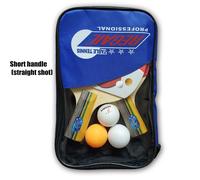 Madkanao 2pcs Tennis De Table Professionnel Raquette De Ping-Pong Raquette Batte + 3pcs Sac De Balle Ensemble