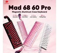 MADLIONS Mad 60he Mad60HE Mad 68HE clavier mécanique interrupteur magnétique filaire échange à chaud 8K taux d'orientation clavier de jeu personnalisé MAD68 Pro Pink 4.0