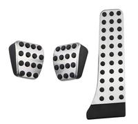 MadLoN Fit pour Mercedes-Benz SLK R170 1996-2004, Coussinets de pédale de Voiture, pédale Automatique en Aluminium, Ensemble de Coussinets de pédales antidérapantes, Noir Durable