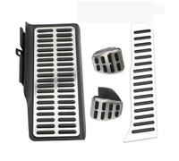 MadLoN Fit pour Tiguan Touran 2008-2016 LHD, Coussinets de pédale de Voiture, Couvre-pédales en Aluminium Automatique, Couvercle de Plaquettes de pédale de Frein, antidérapant et Durable