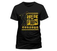 Madness House of Fun Mens T-Shirt Black Graphic Unisex Tee Shirt XL