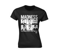 MADNESS - SINCE 1979 BLACK T-Shirt, Girlie Womens: 10