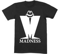 Madness - T-shirt homme/femme unie RO2892 (L) (Noir)