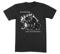 Madness T Shirt One Step Beyond Band Logo Nouveau Officiel Homme Noir Size XL