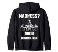 Madness This is Domination Guerrier Spartiate Force Totale Sweat à Capuche