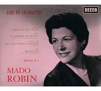 Mado Robin Avec The New Symphony Orchestra Of London Direction Richard Blareau - airs de coloratura - récital n°1 (25 cm)