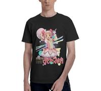 Madoka Magica Essential T-Shirt Men Clothing Custom T Shirts Men's Cotton T-Shirt Slim Fit T Shirts for Men L