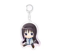 Madoka Magica Kawaii Homura Akemi Porte-clés Madoka Kaname Porte-clés Acylic Exquisite Pendant Kyouko Sakura Porte-clés Sayaka Miki Accessoires créatifs Pendentif Magical Girl