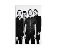 MADOMMED Music Group Interpol Poster Peinture décorative sur toile pour salon, chambre à coucher, art mural, impression d'image moderne, décoration de salle familiale, 20 x 30 cm