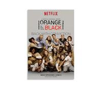 MADOMMED Orange Is The New Black TV Series Poster décoratif sur toile Art mural pour salon, chambre à coucher, art mural, impression d'image moderne, décoration de salle familiale, 30 x 45 cm