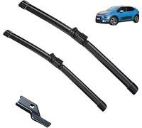 MadongJ Automotive Kit de Remplacement balais d'essuie-Glace Avant pour C3 MK3 2016-2023 26"+16, Essuie-Glace Avant Lot de 2 balais d'essuie-Glace