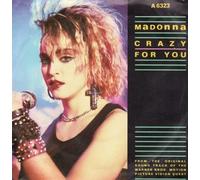 MADONNA - CRAZY FOR YOU 7" (45) UK GEFFEN 1985
